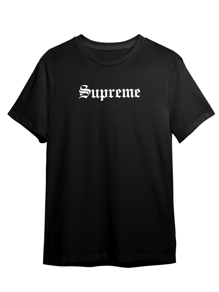 Футболка унисекс Каждому Своё Supreme/Суприм/Готика STGO14N черная 5XL –  купить в Москве, цены в интернет-магазинах на Мегамаркет