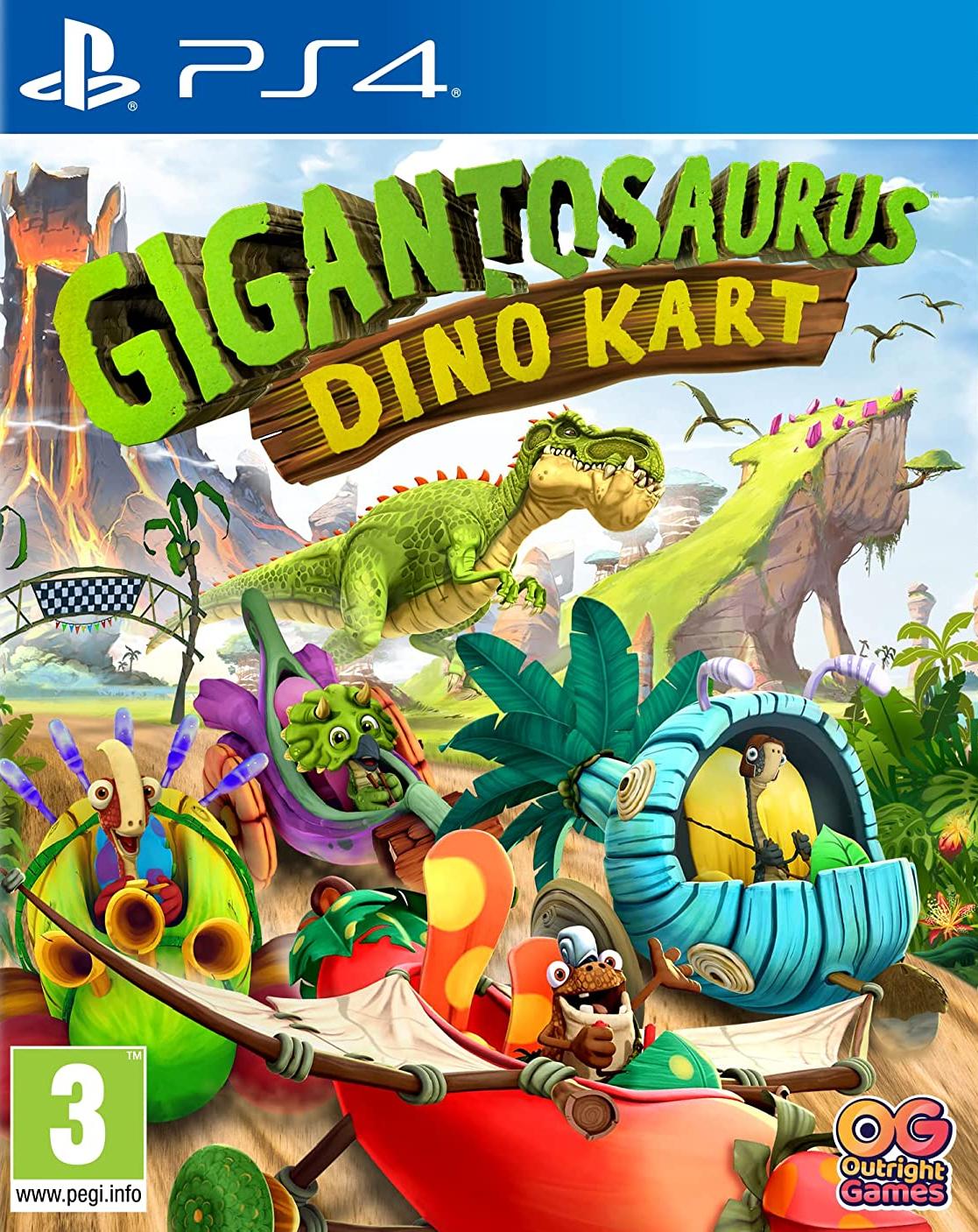 Игра Gigantosaurus Dino Kart (PlayStation 4, полностью на иностранном  языке) - купить в Москве, цены в интернет-магазинах Мегамаркет