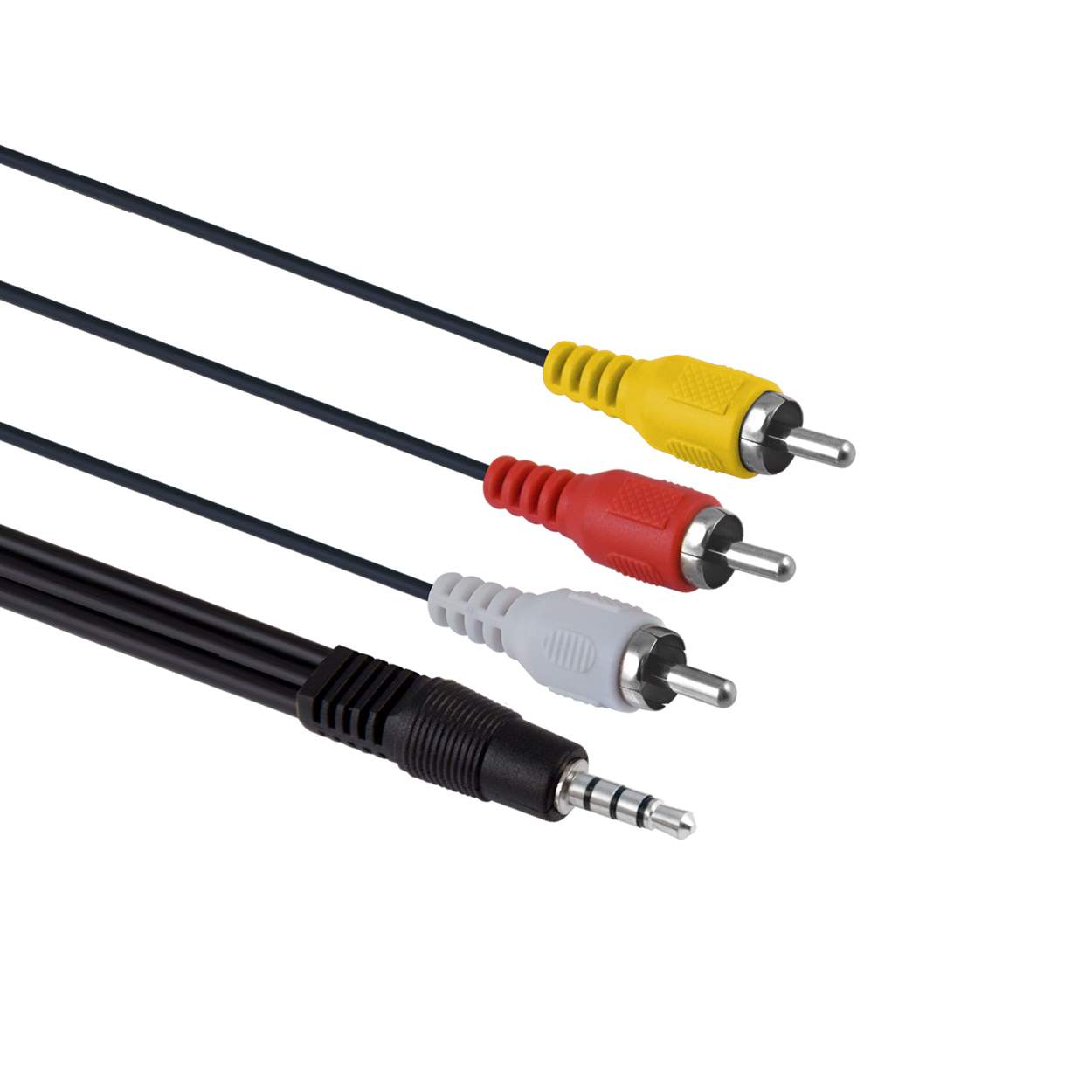 Кабель Jack 3,5 мм 4 pin - 3 RCA аудио/видео,Belsis,1.8 м,BL1039, купить в  Москве, цены в интернет-магазинах на Мегамаркет