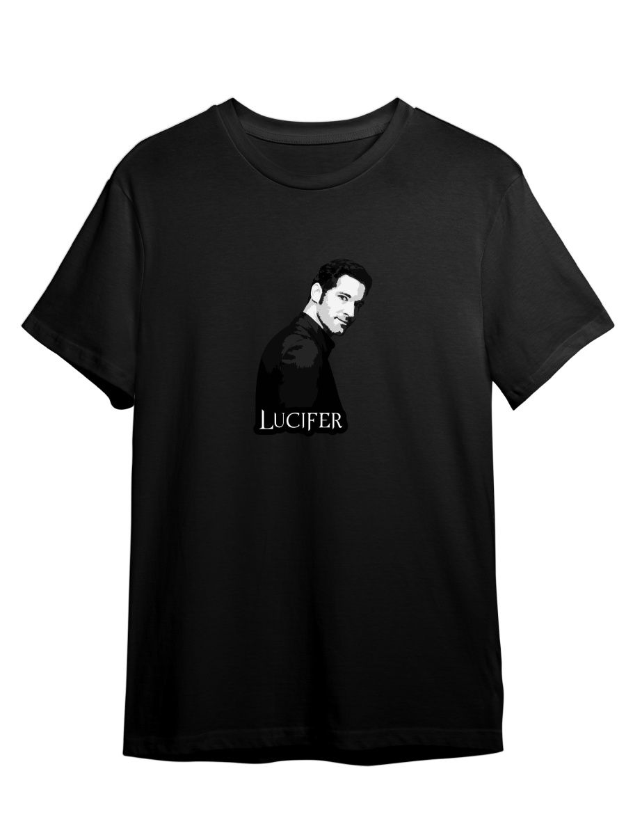 Футболка унисекс Каждому Своё Lucifer/Люцифер/Сериал SRLU6 черная L –  купить в Москве, цены в интернет-магазинах на Мегамаркет