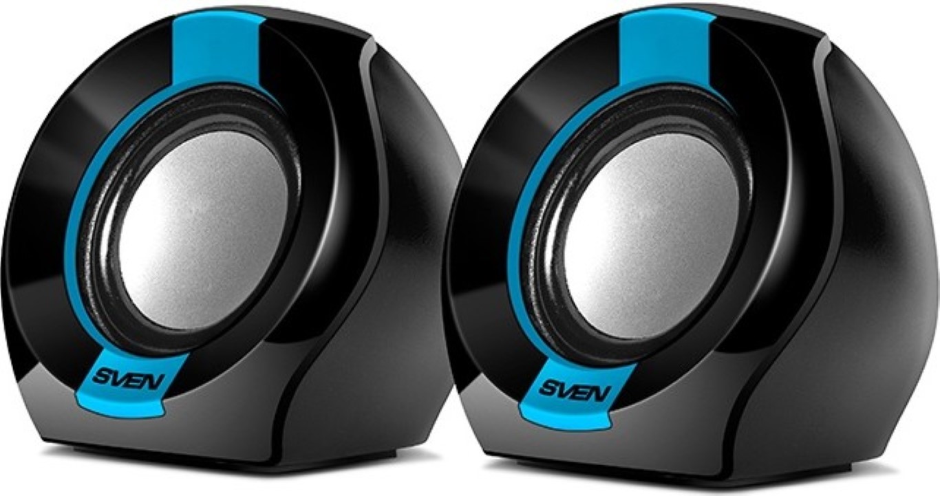 Колонки компьютерные Sven 150 Black/Blue (SV-013509) - отзывы покупателей  на маркетплейсе Мегамаркет | Артикул: 100043473565