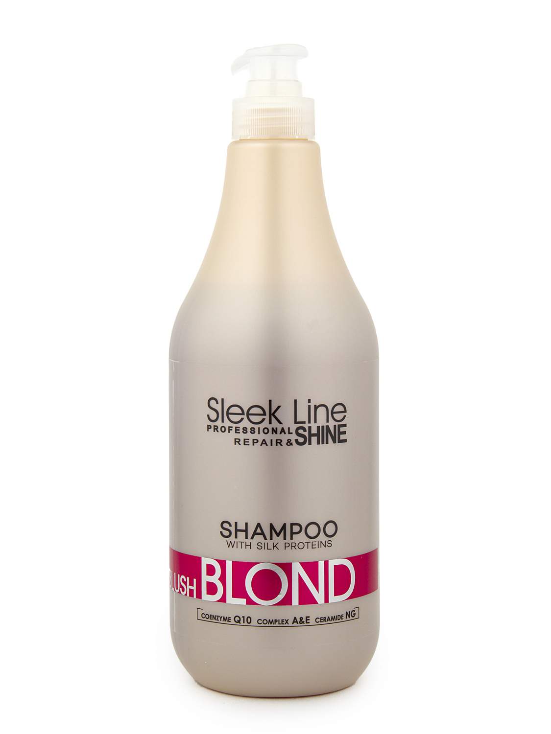 Купить шампунь для блондинок Stapiz Sleek Line Blush Blond с розовым  оттенком, 1000мл, цены на Мегамаркет | Артикул: 600002633895