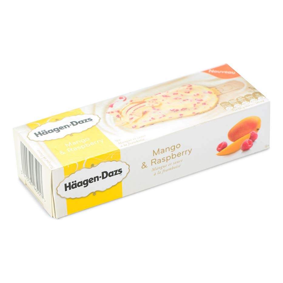 Мороженое пломбир Haagen-Dazs манго и малина 70 г – купить в Москве ...