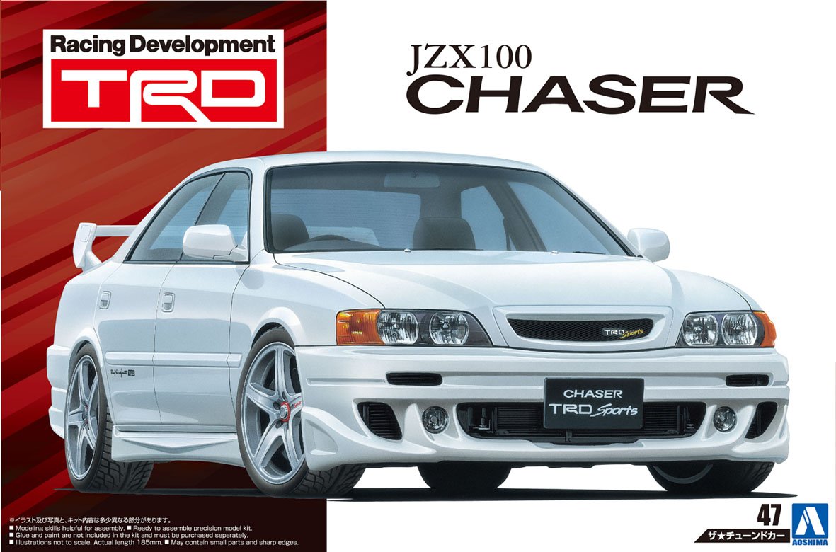 Купить сборная модель Aoshima 1/24 Toyota Chaser TRD JZX100 98 05985, цены  на Мегамаркет | Артикул: 600004883783