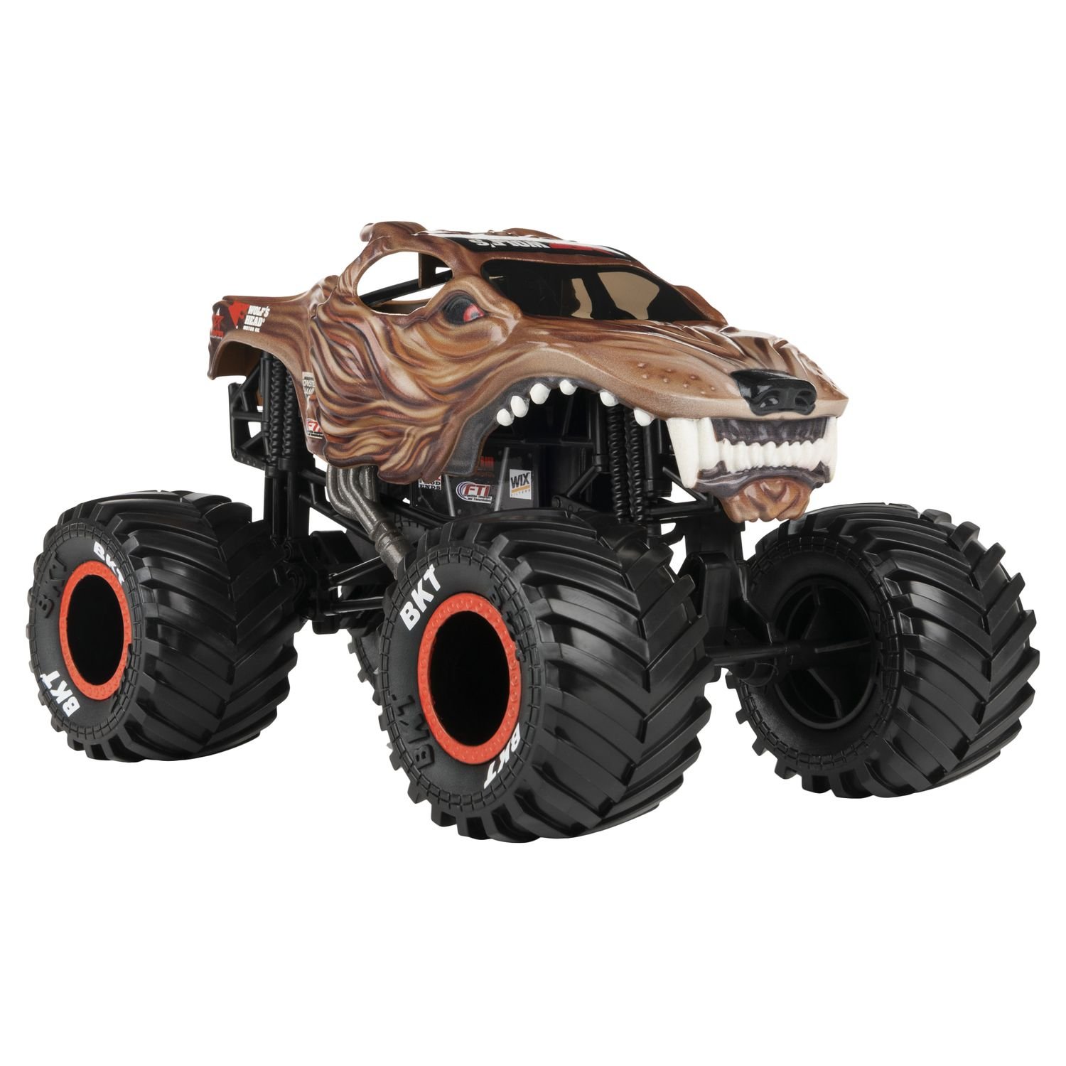 Игровой набор Monster Jam 1:24, Голова волка – купить в Москве, цены в  интернет-магазинах на Мегамаркет