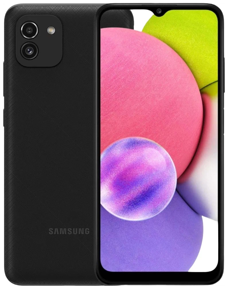 Смартфон Samsung Galaxy A03 3/32GB Black (SM-A035FZKDMEB) Global - отзывы  покупателей на маркетплейсе Мегамаркет | Артикул: 100036359858