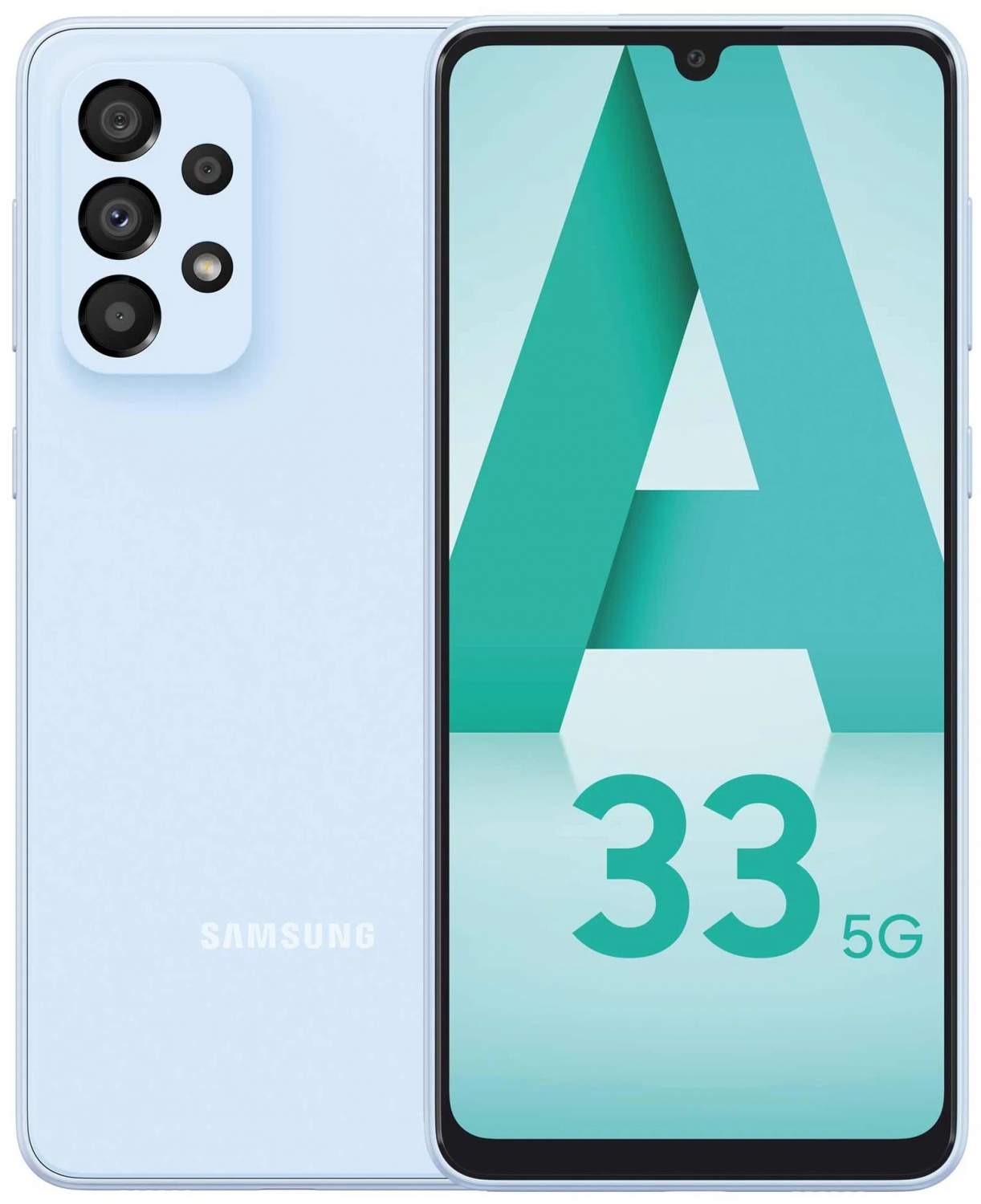 Смартфон Samsung Galaxy A33 5G 8/128GB Sky Blue (SM-A336ELBHMEA) – купить в  Москве, цены в интернет-магазинах на Мегамаркет