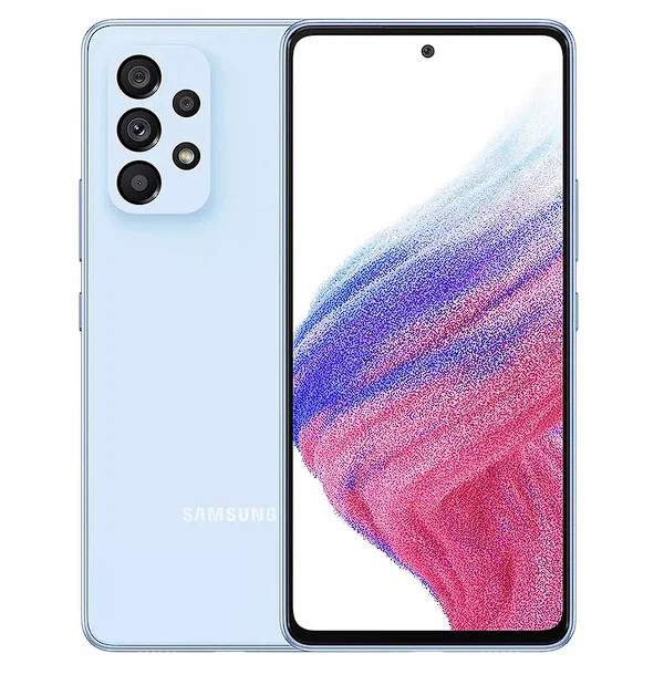 Смартфон Samsung Galaxy A53 5G 8/256GB Sky Blue (SM-A536ELBHMEA) - отзывы  покупателей на маркетплейсе Мегамаркет | Артикул: 100036359877