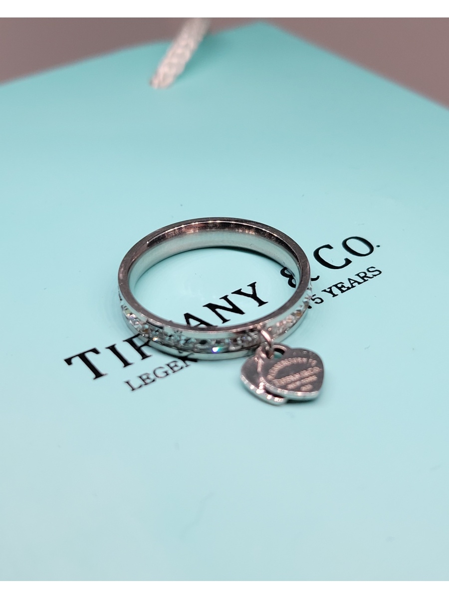 Кольцо дорожка Тиффани Tiffany кольцо Тиффани с сердечком – купить в  Москве, цены в интернет-магазинах на Мегамаркет