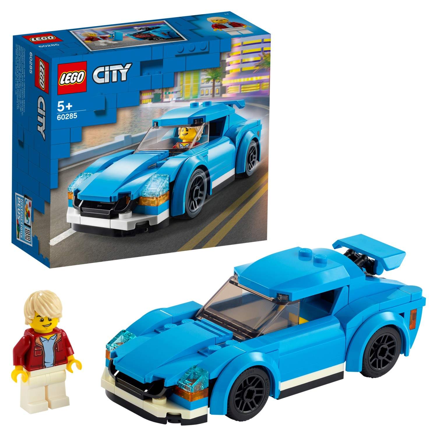 Купить конструктор LEGO City Great Vehicles 60285 Спортивный автомобиль,  цены на Мегамаркет | Артикул: 100027743637