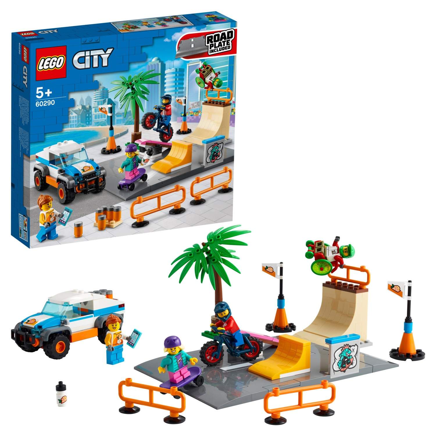 Купить конструктор LEGO City Community 60290 Скейт-парк, цены на Мегамаркет  | Артикул: 100027743655