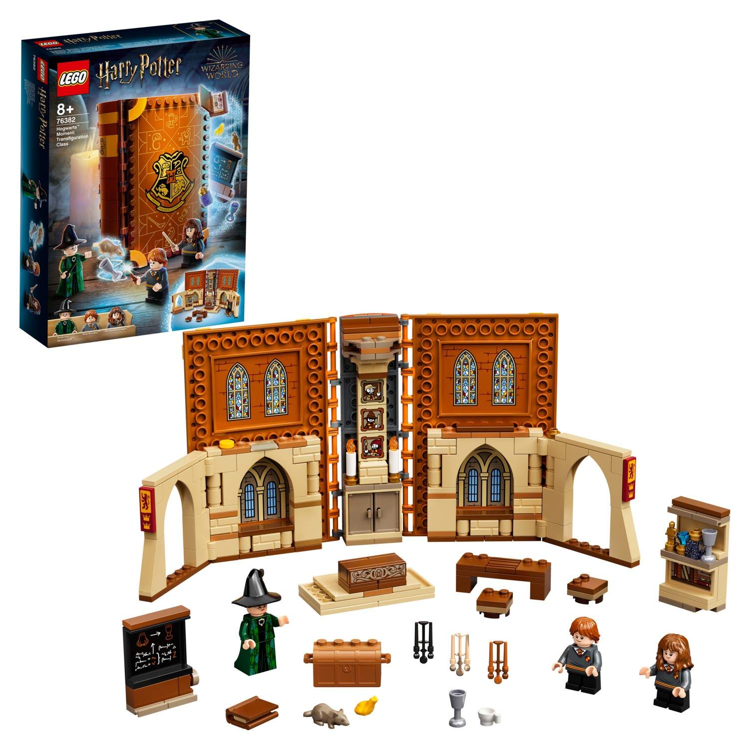 Отзывы о конструктор LEGO Harry Potter 76382 Учёба в Хогвартсе: Урок  трансфигурации - отзывы покупателей на Мегамаркет | конструкторы LEGO 76382  - 100027743687