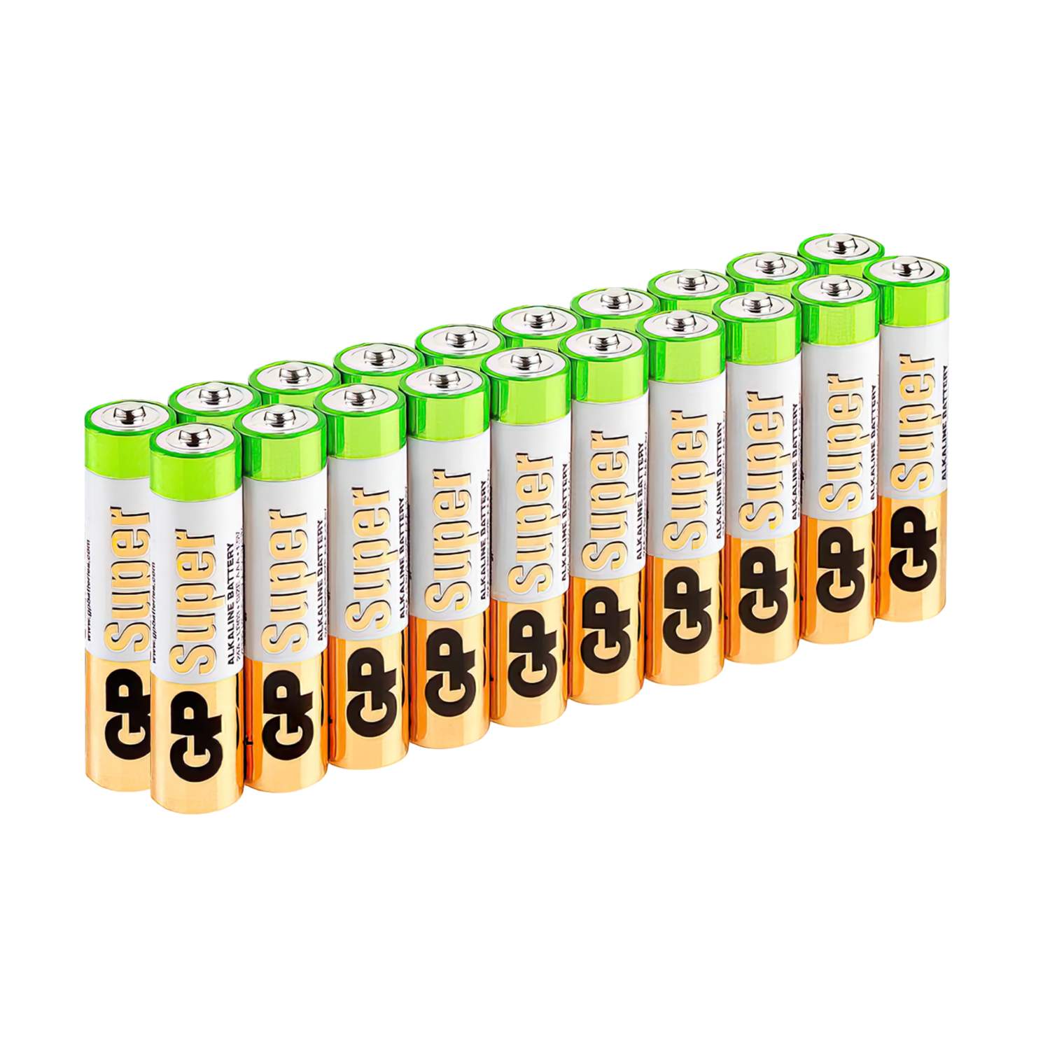 Батарейки GP Batteries Super алкалиновые, ААА, 20 шт - отзывы покупателей  на маркетплейсе Мегамаркет | Артикул: 600000141526