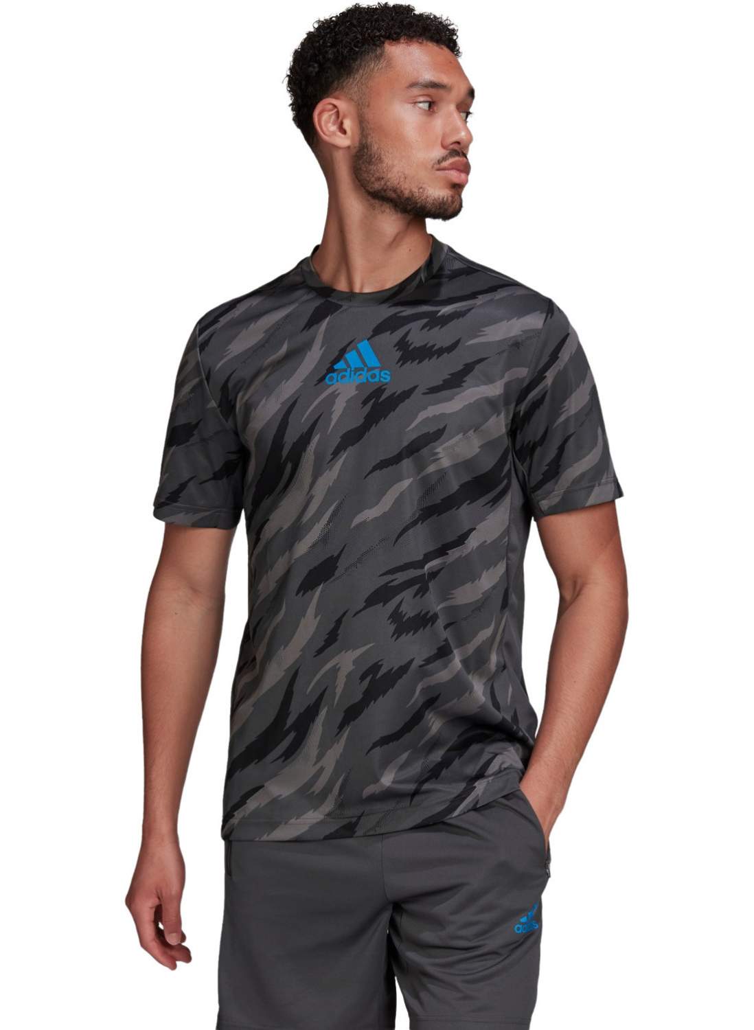 Camouflage adidas t shirt best sale