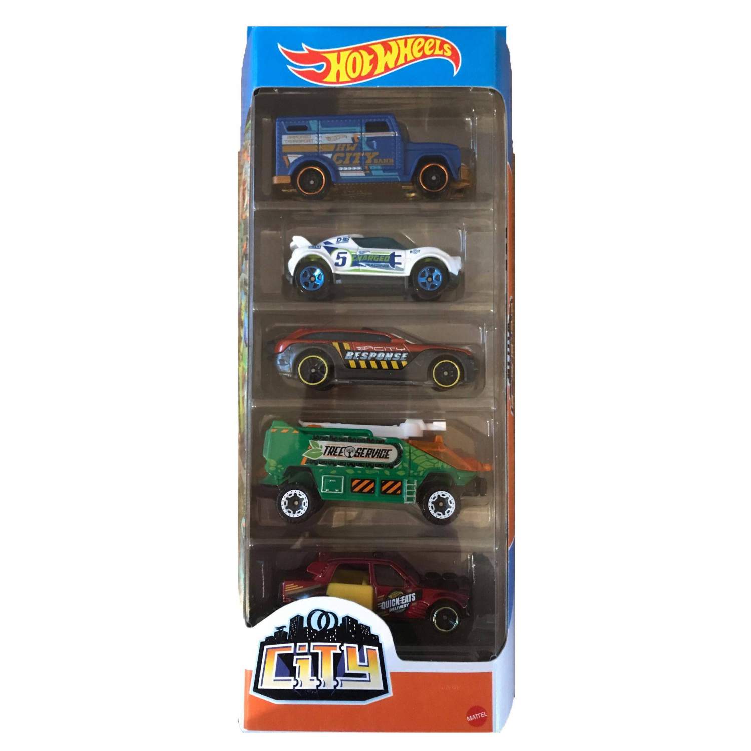 Hot Wheels Набор машинок City, 5 шт 01806/GTN41 – купить в Москве, цены в  интернет-магазинах на Мегамаркет