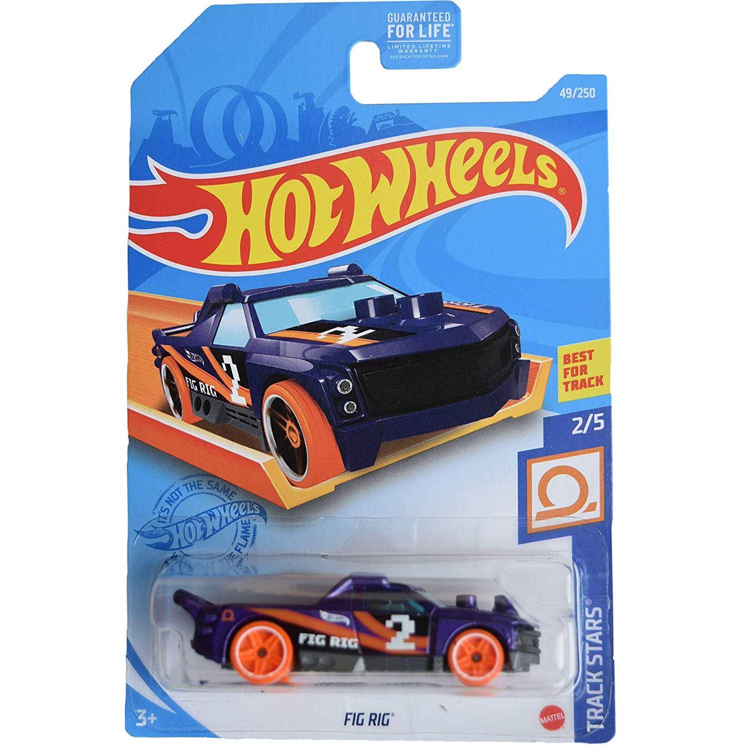 Hot Wheels Базовая машинка Fig Rig, фиолетовая C4982/GRY81 - отзывы  покупателей на Мегамаркет