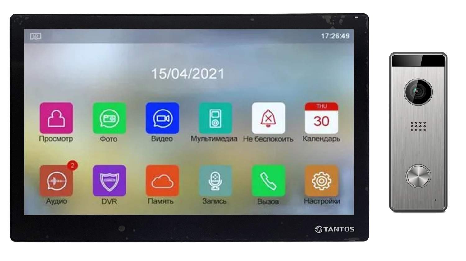 Комплект видеодомофона Tantos Stark HD SE (черный) и Triniti HD – купить в  Москве, цены в интернет-магазинах на Мегамаркет