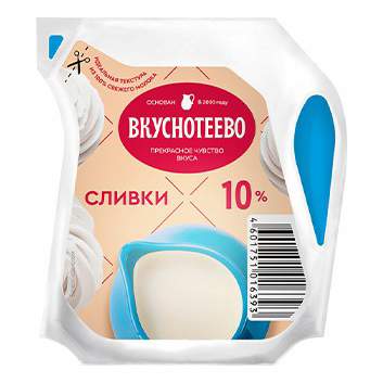Сливки Вкуснотеево - купить в Москве с доставкой, сливки Вкуснотеево ...