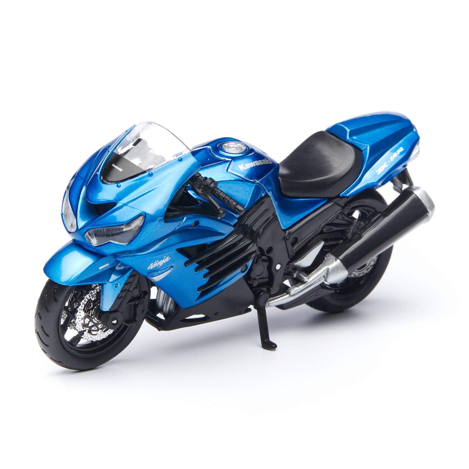 Maisto Мотоцикл Kawasaki Ninja ZX-14R 1:18, синий 39300/25 – характеристики  на Мегамаркет