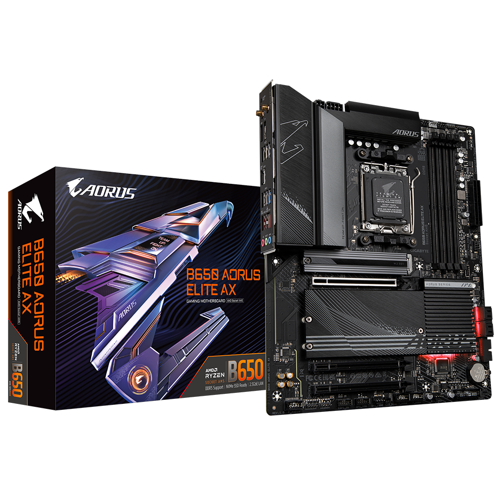 Материнская плата Gigabyte B650 AORUS ELITE AX - отзывы покупателей на  маркетплейсе Мегамаркет | Артикул: 600009212542