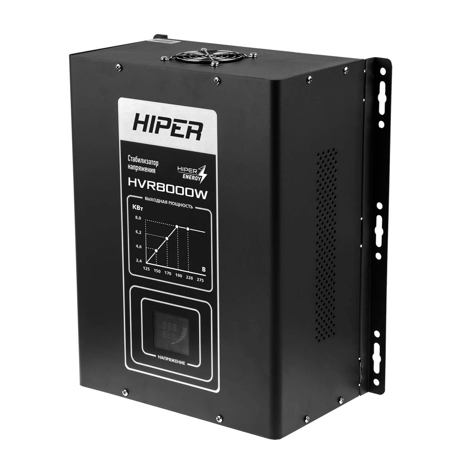 Стабилизатор напряжения релейного типа HIPER HVR8000W / 6400 Вт / 8000 ВА –  купить в Москве, цены в интернет-магазинах на Мегамаркет