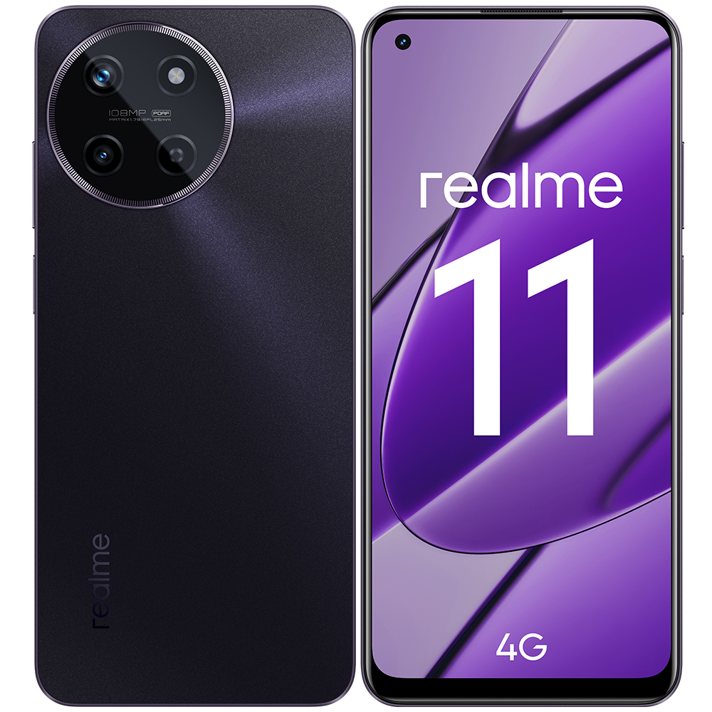 Смартфон Realme 11 8/128GB черный (RMX3636), купить в Москве, цены в  интернет-магазинах на Мегамаркет