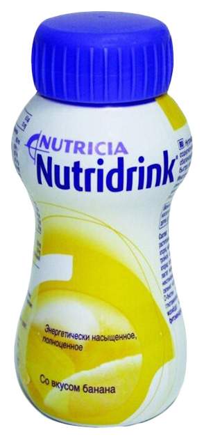 Нутридринк Смесь для энтерального питания банан 200 мл - купить в  интернет-магазинах, цены на Мегамаркет | лечебно-профилактическое питание