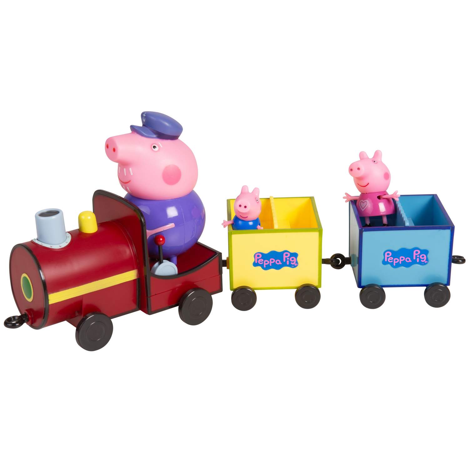 Купить игровой набор Peppa Pig Поезд дедушки Пеппы, цены на Мегамаркет