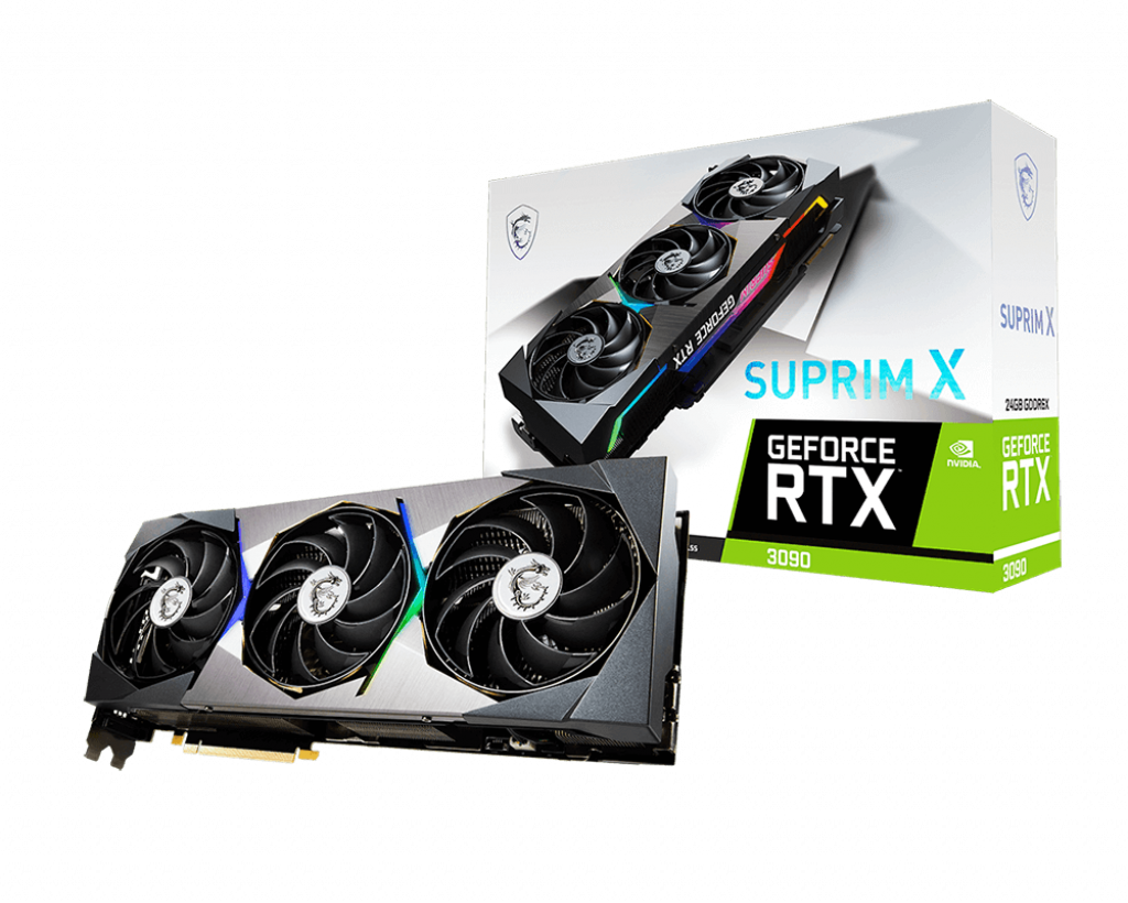 Видеокарта MSI NVIDIA GeForce RTX 3090 SUPRIM X (RTX 3090 SUPRIM X 24G),  купить в Москве, цены в интернет-магазинах на Мегамаркет