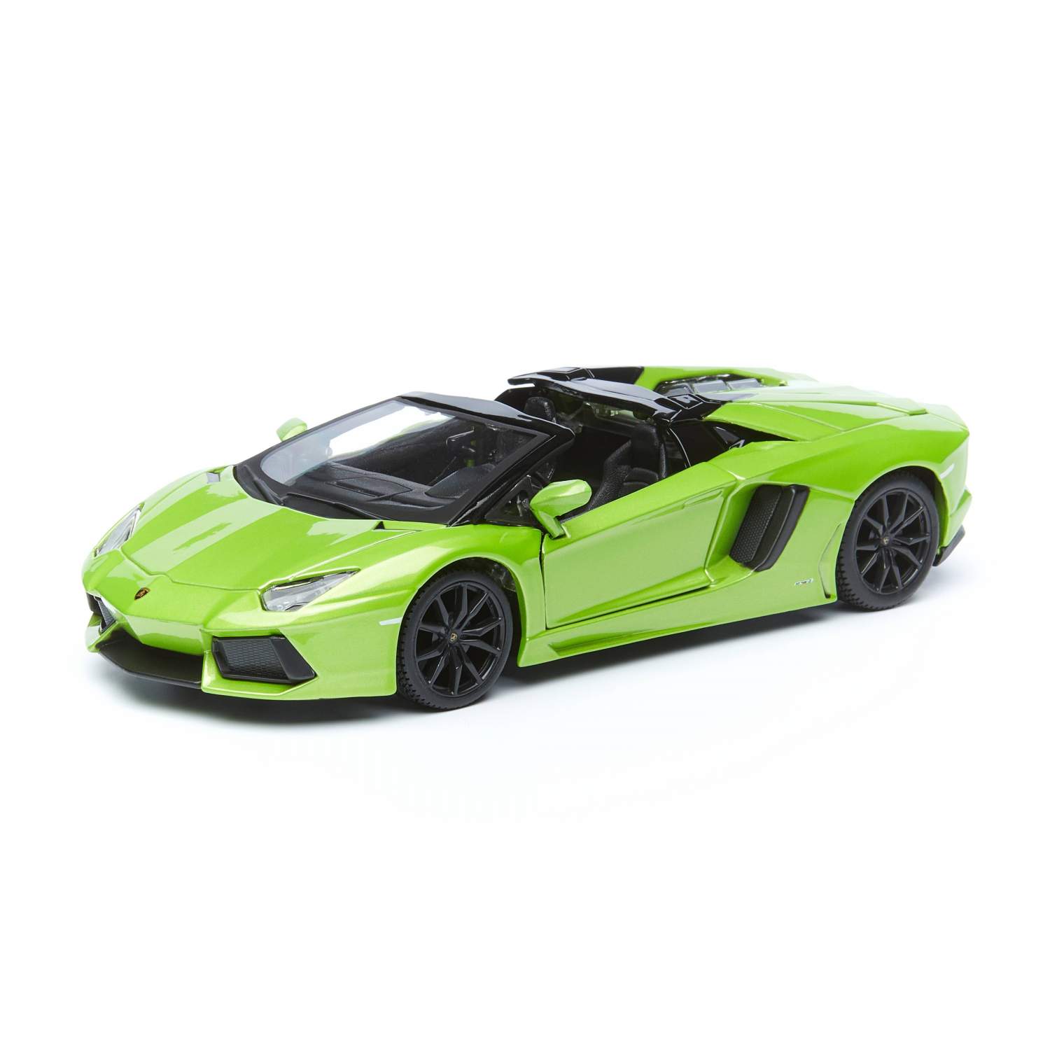 Maisto Сборная модель машины 1:24 Lamborghini Aventador LP 700-4 Roadster  SPAL, зеленая - купить в UltraToys, цена на Мегамаркет