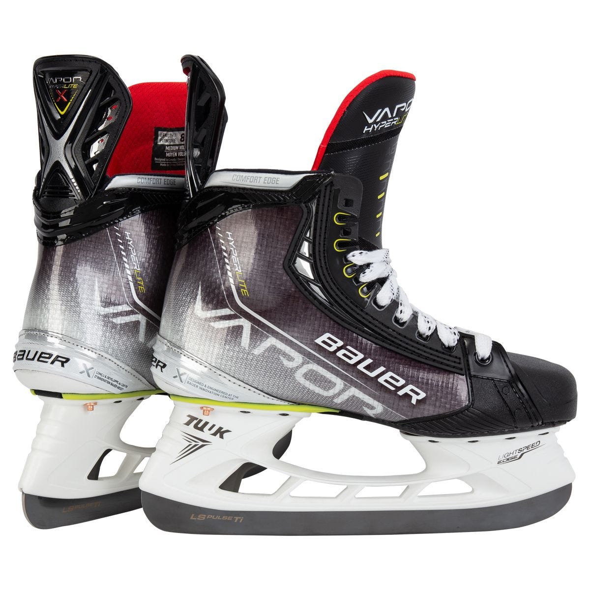 Коньки хоккейные Bauer Vapor HyperLite черный/красный/серый 38 