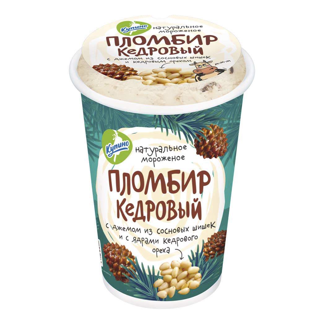 Мороженое с шишками