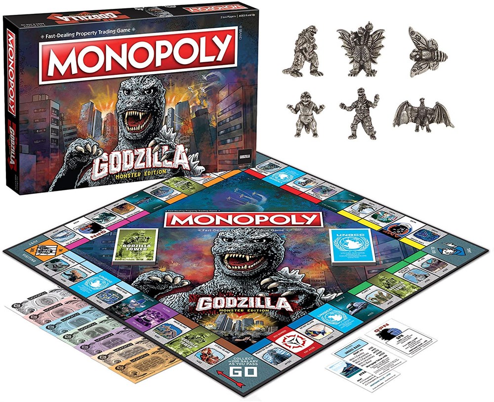 USAopoly Монополия Годзилла (Collectible Monopoly Godzilla Classic Monster  Movie Iconic Ka – купить в Москве, цены в интернет-магазинах на Мегамаркет