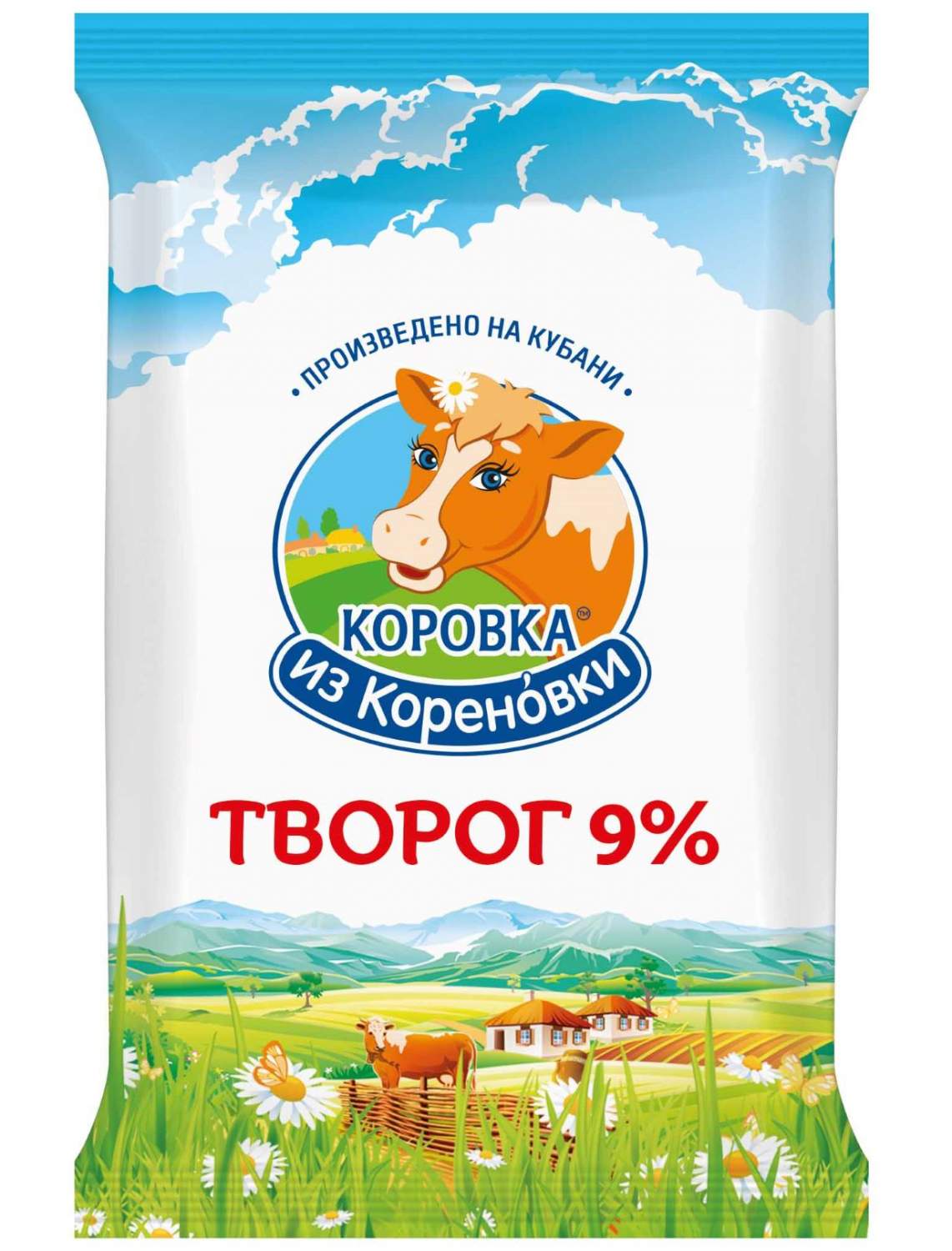 Творог Коровка из Кореновки 9% 180 г бзмж - отзывы покупателей на  маркетплейсе Мегамаркет | Артикул: 100028189604