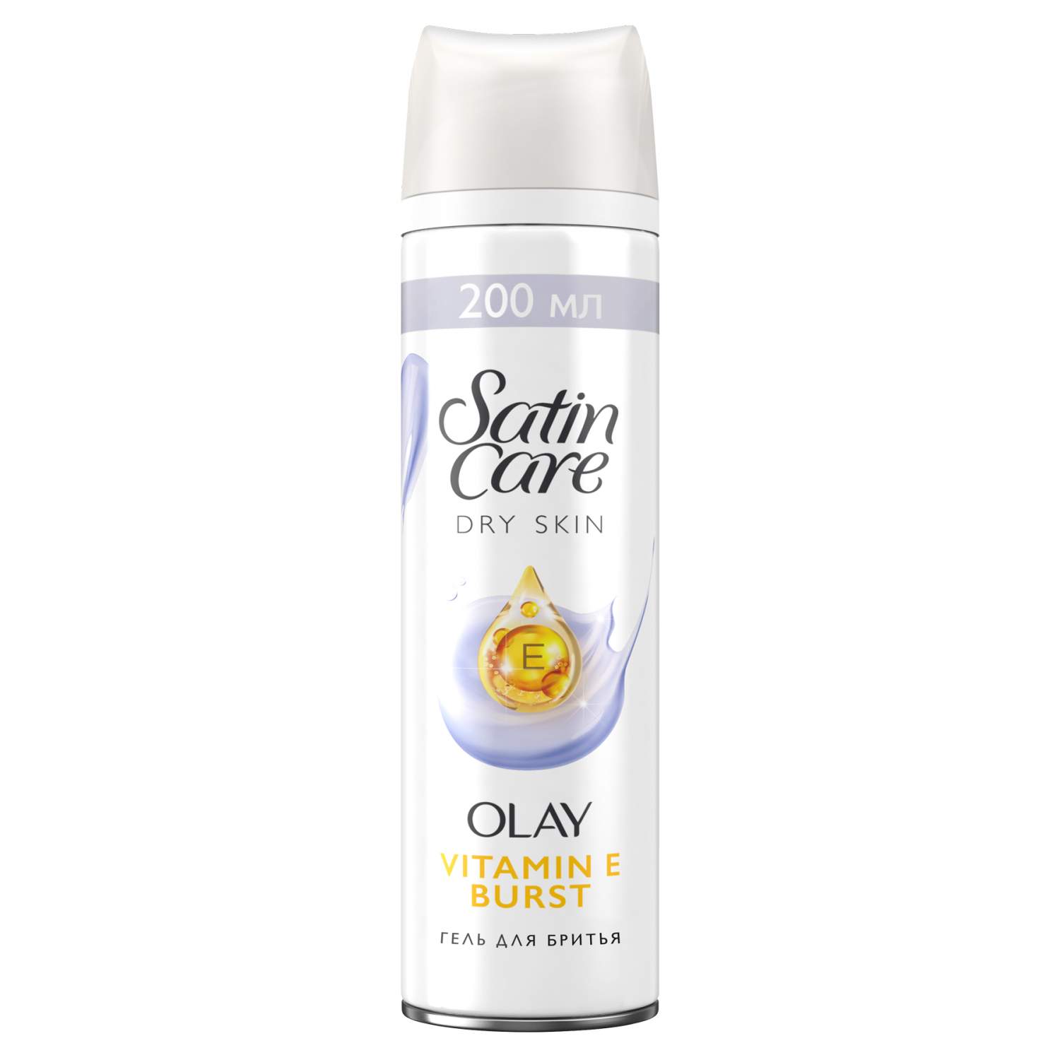 Gillette гель для бритья satin care 200мл pure delicate