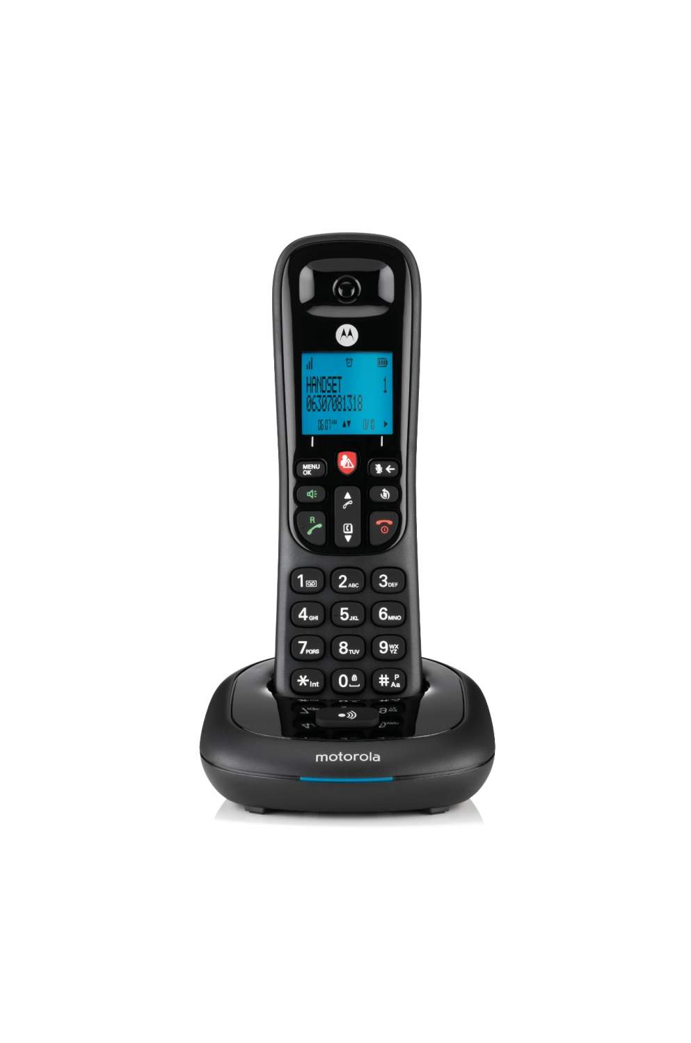 DECT телефон Motorola CD4001 черный, купить в Москве, цены в  интернет-магазинах на Мегамаркет