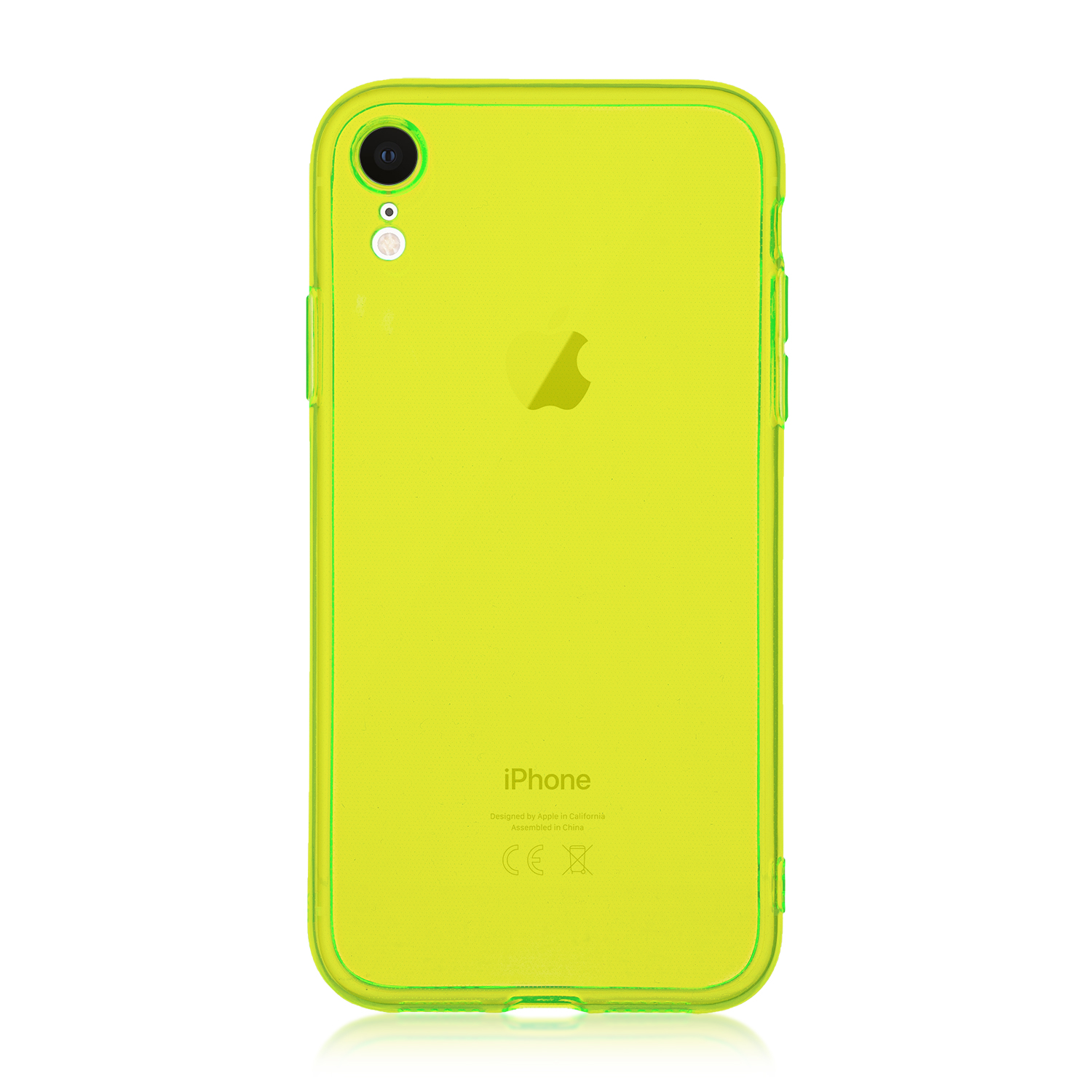 Силиконовый неоновый чехол КАРТОФАН для Apple iPhone XR Yellow – купить в  Москве, цены в интернет-магазинах на Мегамаркет