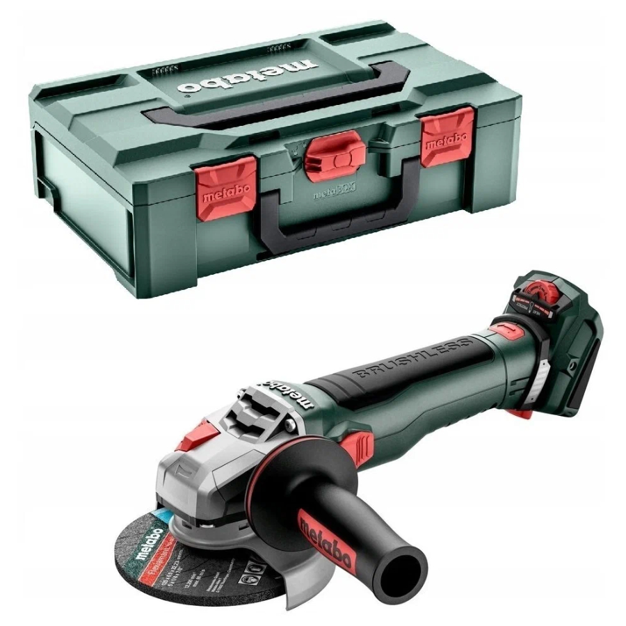 Аккумуляторная угловая шлифовальная машина Metabo WVB 18 LT BL 11-125 QuicK  – характеристики на Мегамаркет