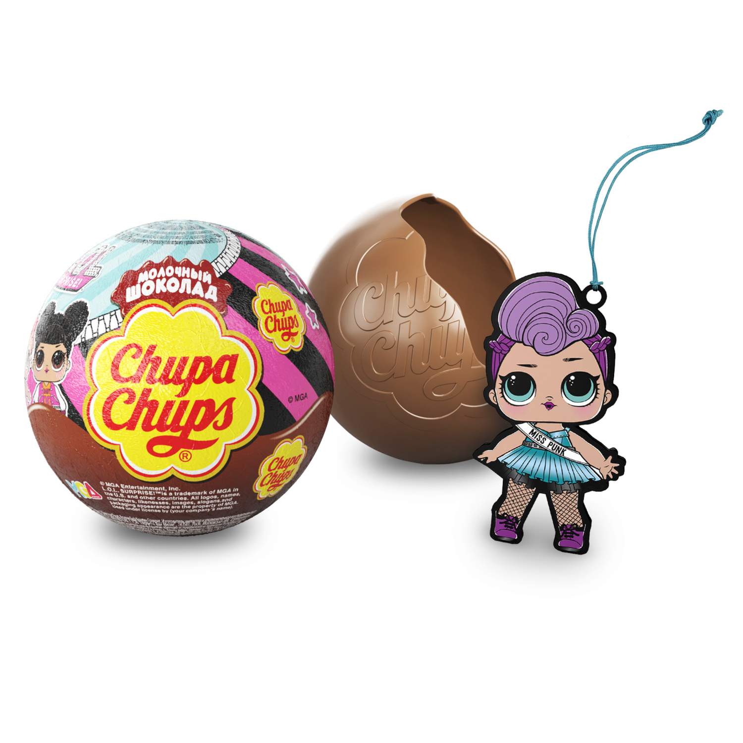 Купить шар Chupa Chups из молочного шоколада с игрушкой, 20 г, цены на  Мегамаркет | Артикул: 100027310346