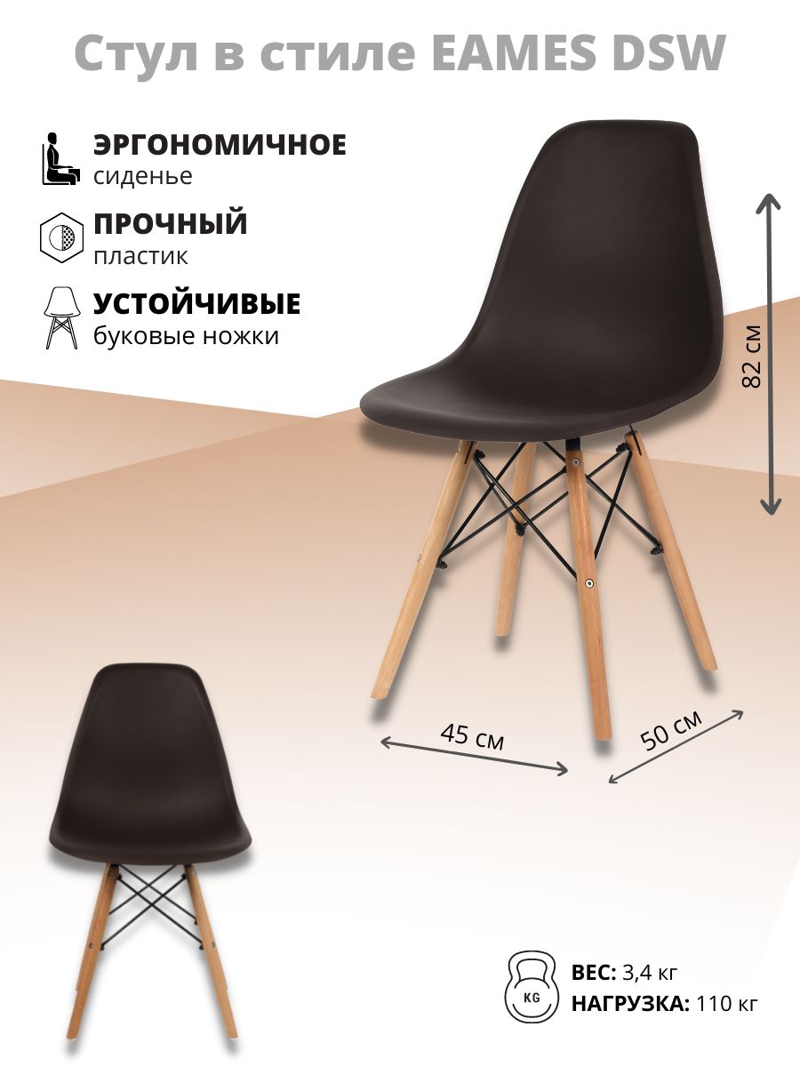 Инструкция по сборке стула eames. Табурет eames без спинки. набор стульев в 1. акция 3+1 стулья.