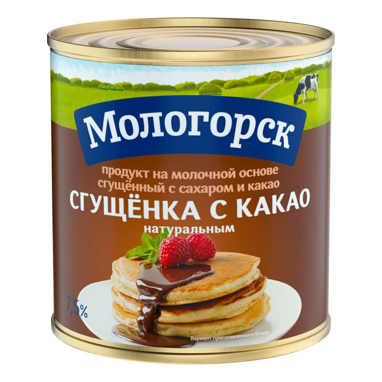 Сгущенный молокосодержащий продукт Мологорск Сгущенка с какао 7,5% СЗМЖ 370  г – купить в Москве, цены в интернет-магазинах на Мегамаркет