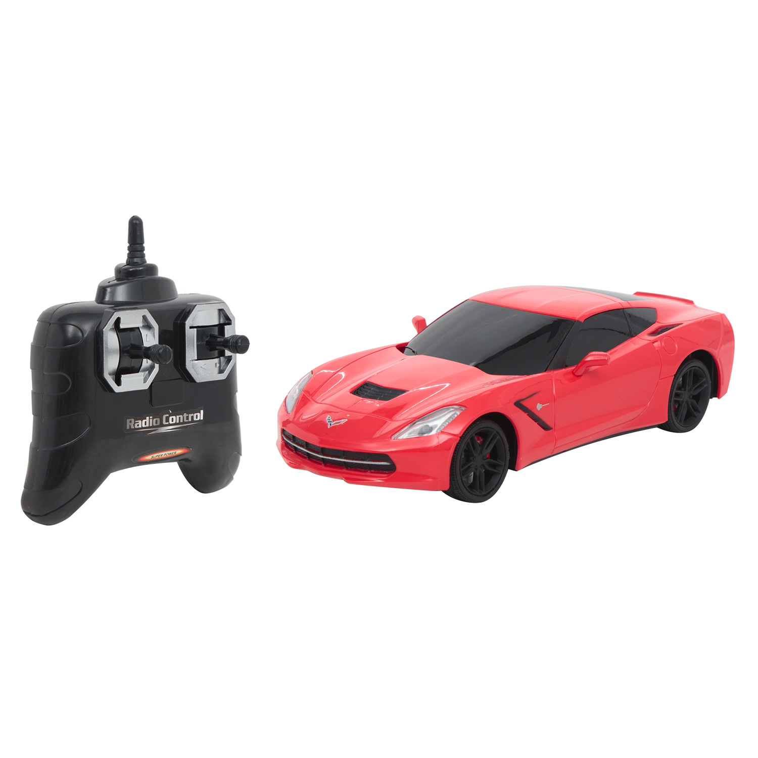 Купить машина на радиоуправлении Maxi Car Vip Line Chevrolet Corvette C7,  1:24, красный, цены на Мегамаркет