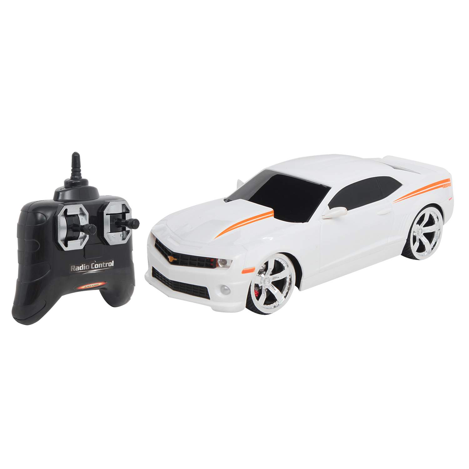 Купить машина на радиоуправлении Maxi Car Vip Line Chevrolet Camaro Copo,  1:24, белый, цены на Мегамаркет