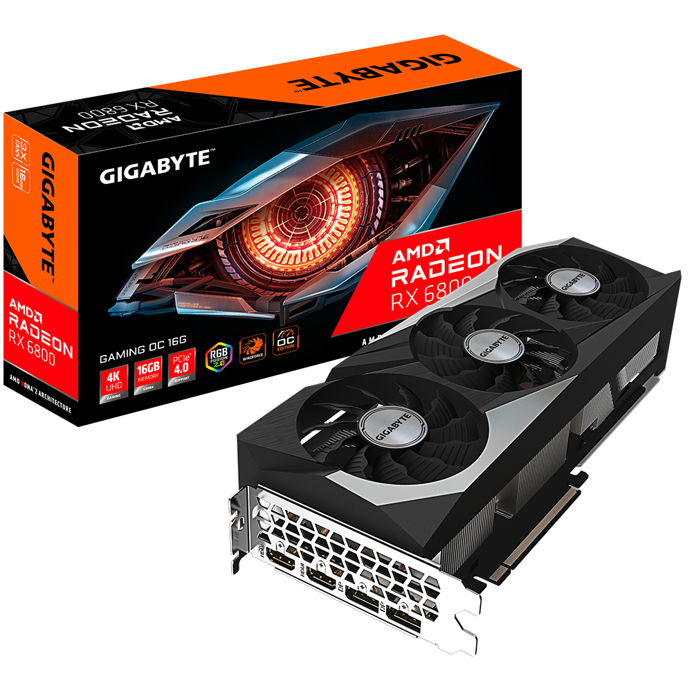 Видеокарта GIGABYTE AMD Radeon RX 6800 GAMING OC (GV-R68GAMING OC-16GD) -  отзывы покупателей на маркетплейсе Мегамаркет | Артикул: 100028479206