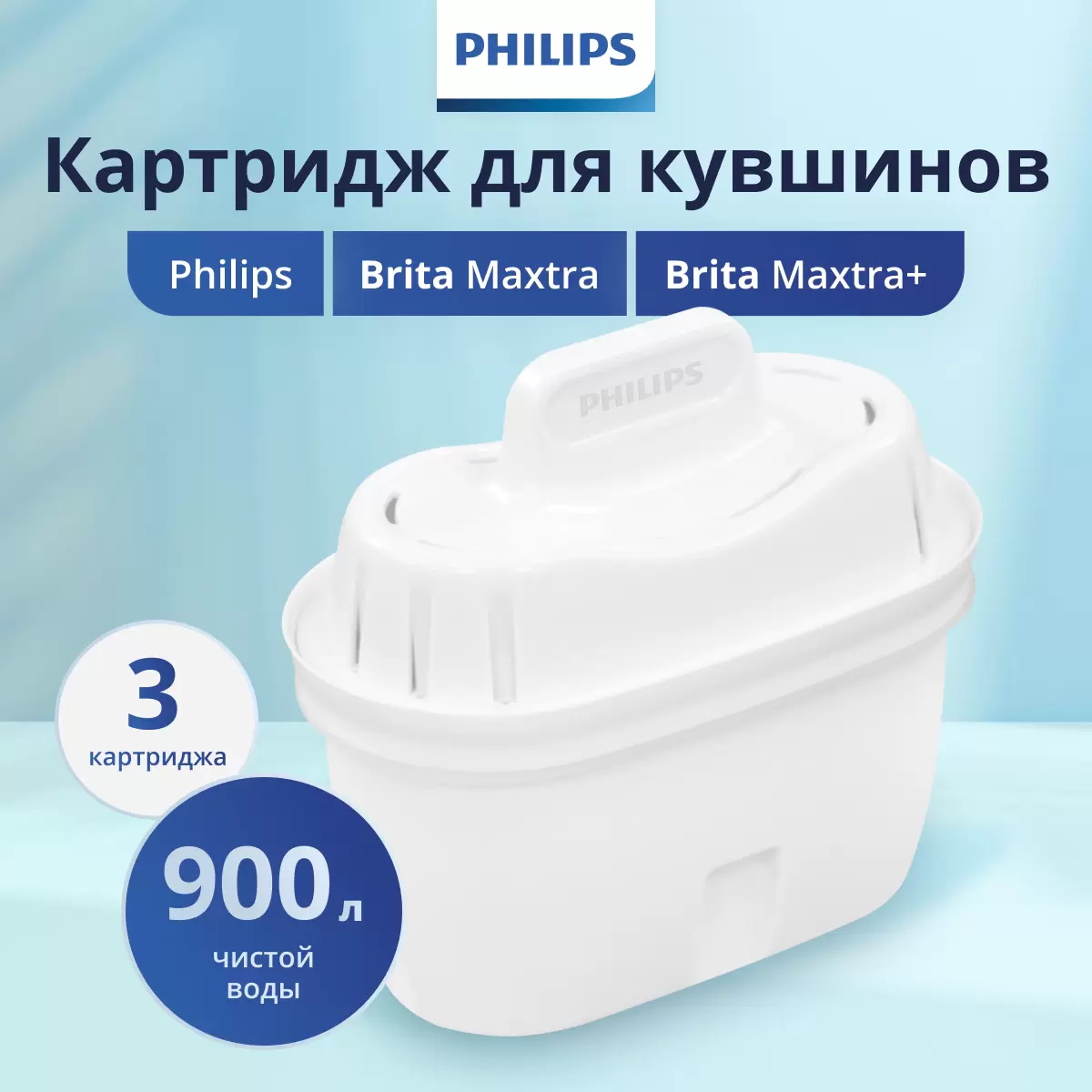 Сменные картриджи для фильтров воды Philips - купить сменные картриджи для  фильтров воды Philips, цены на Мегамаркет