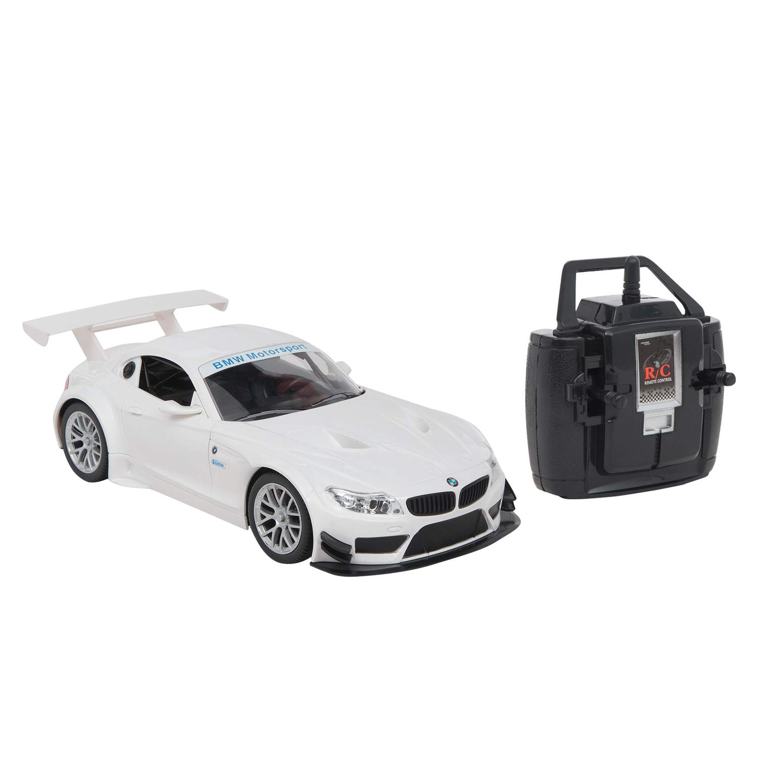 Купить машина на радиоуправлении Maxi Car Vip Line BMW Z4 GT3, 1:14, белый,  цены на Мегамаркет