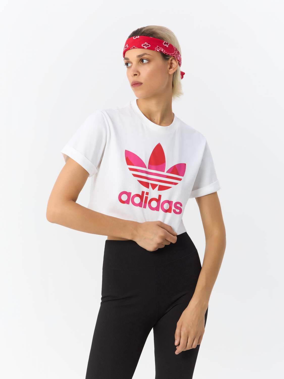 Adidas Marimekko Cropped Tee H20482 42 RU 100047734516