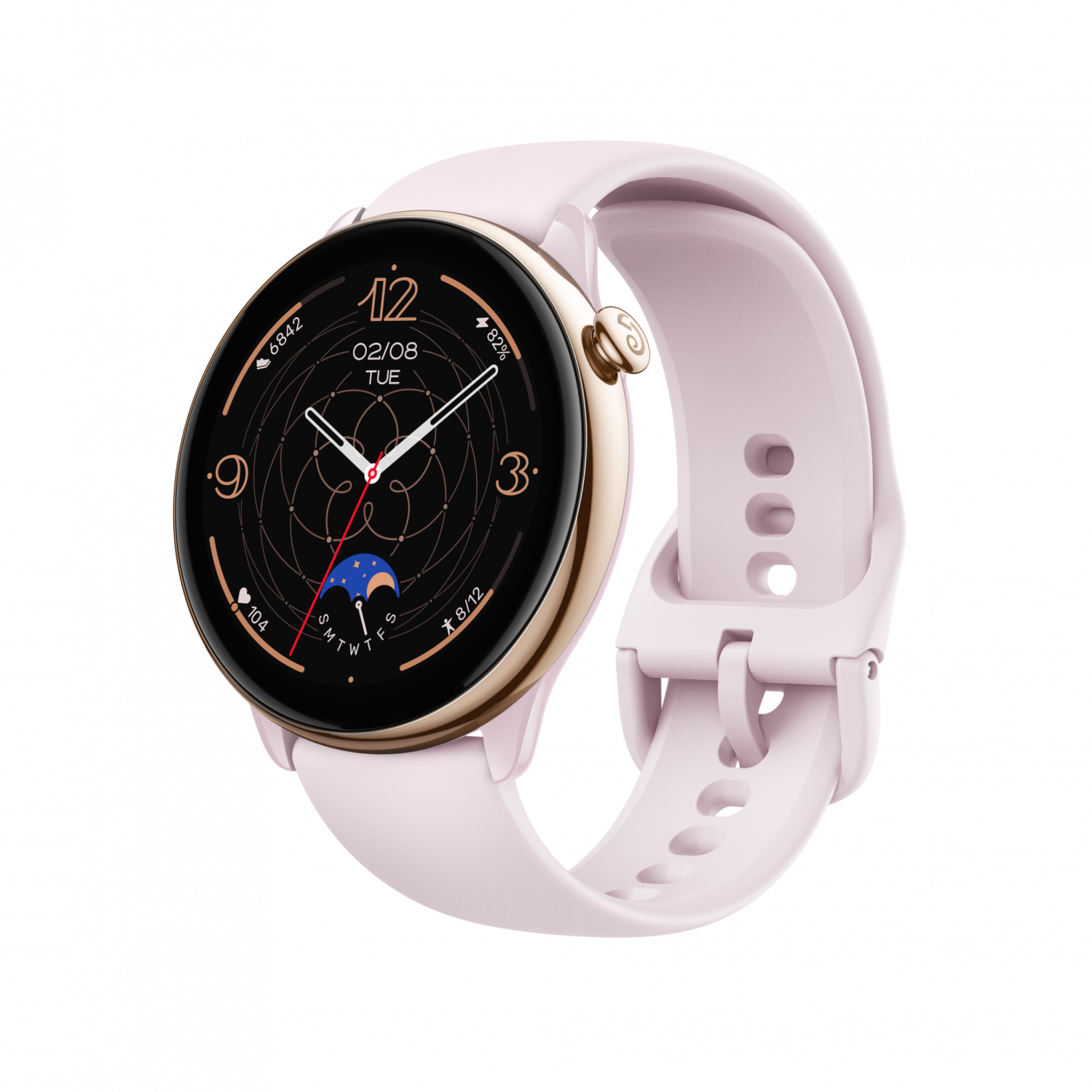 Смарт-часы Amazfit А2174 GTR mini золотистый/розовый (489215) - отзывы  покупателей на Мегамаркет