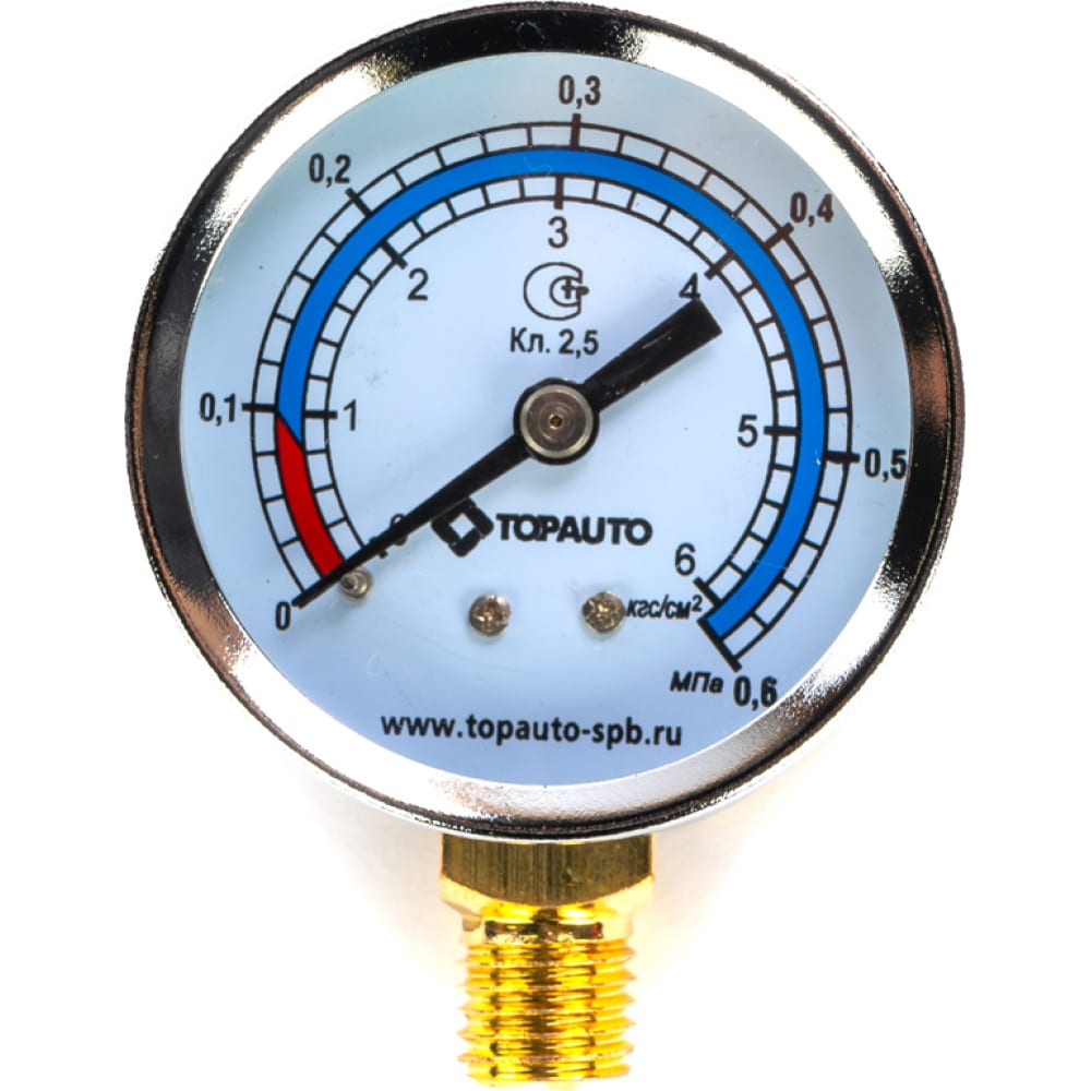 Манометр для ножного насоса ИЗМЕРИТ 6 атм TopAuto 14409 купить в  интернет-магазине, цены на Мегамаркет