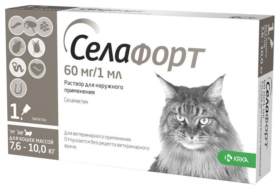 Селафорт для кошек инструкция